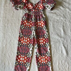 MULLA Colorful Geometric Design Jumpsuit